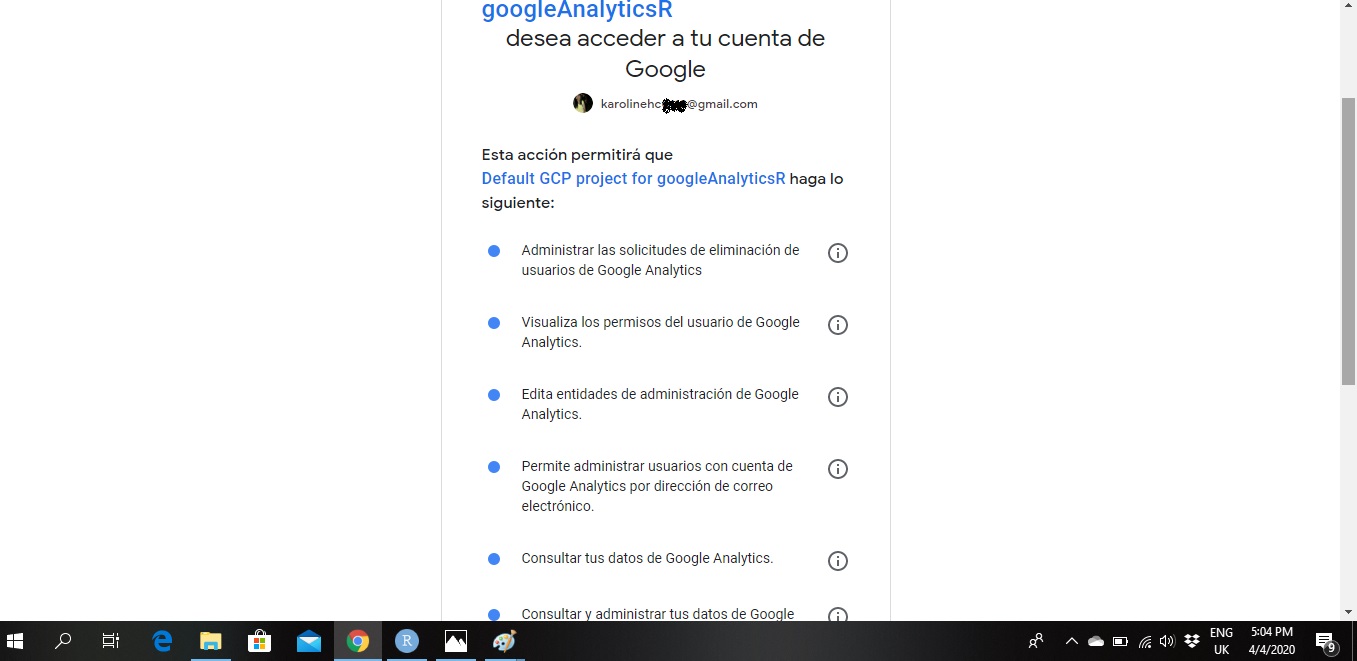 googleAnalyticsR